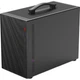 Корпус PowerTrain Unknown Player M1 Black MATX для портативного настольного компьютера, прозрачный, со стеклянными боковыми стенками. - изображение 1