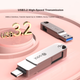 ASUS Aduo 128GB Type-C USB3.2 Flash Drive Dual Interface Compatible with Phones And Computers, High-Speed Big Capacity USB Drive PM310 Meteor Gray - изображение 5