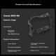 Комплект розширення Yingshiji Full Cage з алюмінієвого сплаву для камери Canon EOS R5C R6 R50 R100 R7 R10 RP R8 - зображення 9