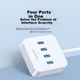 UGREEN USB Hub 3.0 — док-станция расширения, высокоскоростной разветвитель с 4 портами, док-станция расширения, адаптер-конвертер, удлинительный кабель для ноутбуков и настольных компьютеров. - изображение 6