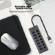 USB-концентратор Aigo с семью портами, док-станция расширения с независимым блоком питания, многопортовая док-станция расширения USB 3.0, конвертер для ноутбука, удлинительный кабель USB H07 (металлический) - изображение 10