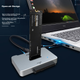 Док-станція для жорстких дисків AOKO U.2/U.3/SATA/M.2, корпус для SSD U.2, зовнішній корпус NVME, конвертер U2 на USB, адаптер для зчитування жорстких дисків SATA 2,5/3,5 дюйма AU10SL - зображення 7
