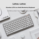 LOFREE Xiaoshun Youth Edition, 84-клавішна бездротова механічна клавіатура, низький профіль, трирежимне кріплення з прокладкою, сірий колір та гнучкість - зображення 9