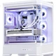 Корпус JONSBO D400 ATX панорамный с поддержкой двух СЖО 360 мм и Type-C Gen2, белый - изображение 3