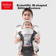 Bébéar All-Season Portable Lightweight Mom's Baby Carrier Waist Stool C26 Cloud Version - Amber Gray - изображение 4