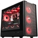 Корпус PADO W6 Black MESH Mesh Cooling Case (поддерживает материнские платы MATX, боковые панели из стекла, передняя панель из стальной сетки, отдельный отсек для блока питания, пылевой фильтр, поддерживает видеокарты 4080) Черный - изображение 2