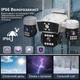 WiFi IP Камера відеоспостереження VIZORGUARD PTZ-15MP — З трьома лінзами, 15 МП Ultra HD, Кольорове нічне бачення, PTZ, IP66 - зображення 4