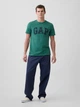 Футболка бавовняна довга чоловіча GAP 10819503 XL Зелена (1159863004) - зображення 3