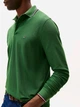 Поло длинное мужское Tommy Hilfiger 784926787 L Зеленое (1159863156) - изображение 4