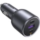 Автозарядка 3xUSB 130W (2xUSB-C+USB-A) QC 3.0 Черная (EC705) UGREEN - изображение 2