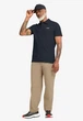 Поло чоловіче Jack Wolfskin Essential Polo M A65902 l, чорний - изображение 3