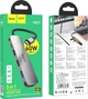 USB-хаб Hoco HB27 Type-C multi-function converter (HDTV+USB3.0+USB2.0 x 2+PD) Metal Gray (6931474769329) - зображення 5