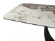 Стол обеденный раскладной кухонный Infinity Ceramic (160–240)×95 см Керамика Белый / Медный каркас Signal - изображение 9