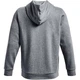 Джемпер чоловічий Under Armour Men's Ua Essential Fleece Full-Zip Hoodie Fleece Tops 1373881-012 s, сірий - изображение 2