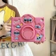 Чехол детский Silikon Power с подставкой и ремешком Apple iPad 10, 2022 (10.9 дюймов) Stitch Pink - изображение 4