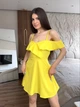 Жіноча міні сукня на бретельках Uaclothes 42 Жовтий (like38473-189061364) - изображение 2