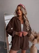 Костюм женский прогулочный из муслина коричневого цвета 38442 42/44 - изображение 6