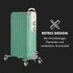 Масляний радіатор KLARSTEIN Thermaxx Retroheat 2500 W (10035081) - зображення 3