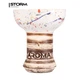Чаша Aroma Hookah Zulu Glaze White/Red - изображение 1