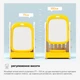 Мольберт для малювання зі стільцем Mealux Felix (арт. KD-G012 Yellow) - изображение 10