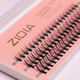 Ресницы накладные пучковые Zidia Cluster Lashes 16D KIM C 0.10 MIX (3 ленты, размер 8/10/12 мм) - изображение 2