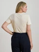 Футболка хлопковая длинная женская Ralph Lauren 241867156 S Молочная (1159862980) - изображение 5