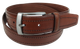 Мужской кожаный ремень Vanzetti RMT245 классический для брюк 3,3 см 110 см Коричневый - изображение 2