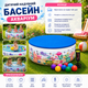 Детский надувной бассейн Intex 58480-3 «Аквариум» - изображение 3