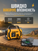 Автомобильный компрессор аккумуляторный портативный с фонарём LED дисплеем и функцией Power Bank с емкостью 8000 мАч до 10.3 бар для накачки шин велосипеда мячей - изображение 3