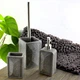 Комплект аксесуарів для ваної кімнати Trento Dark Gray 15959 - зображення 1
