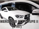 Дефлектори вікон (вітровики) Mercedes GLE II C167 2019+ (вставні, кт - 4шт) Coupe Heko - зображення 2