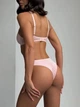 Прозрачный комплект с бантиком Sweet Pink (арт. PA1004) - S - Рожевий - изображение 3