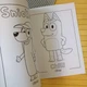 Раскраска Блуи Bluey А5 (28889) - изображение 2