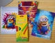 Раскраска Посіпаки Minions А5 набір 3 шт + олівці (28805) - зображення 1