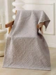 Полотенце муслиновое лицевое Malloory Home Колосок 50*100 см Коричневое - изображение 1