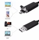 Ендоскопічна USB камера Endoscope 5.5 мм з підсвіткою, IP67, 5 м кабель, насадки крюк/магніт/дзеркало, для Android і ПК - зображення 4
