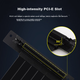 Подовжувач відеокарти LinkStone PCIe 4.0, 20 см, кабель-адаптер, сумісний з подовжувачем PCIe 3.0 X16, вертикальне встановлення, підходить для комп'ютерних відеокарт, вертикальне встановлення, універсальний, без втрат - зображення 8