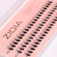 Ресницы накладные пучковые Zidia Cluster Lashes 16D KIM C 0.10 (3 ленты, размер 8 мм) - изображение 2