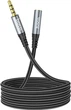 Аудіокабель Hoco UPA20 3.5 мм male to 3.5 мм female, nylon braid, 1 м Metal Gray (6931474762153) - зображення 5