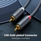 Аудіокабель Ugreen AV104, 2RCA Male to 2RCA Male, ABS, 5 м Black (UGR-10520) - зображення 6