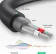 Аудиокабель Ugreen AV109 3.5 мм Male to 2RCA Female Cable 25 см Gray (UGR-10547) - изображение 3