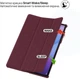 Чехол для планшета BeCover Smart Case для Lenovo Idea Tab Pro (2nd Gen) TB390FU 13" Red Wine (BC_715806) - изображение 6