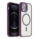 Чохол Premium TPU+PC+Metal Stand Case with MagSafe and Camera Lenses для iPhone 12/12 Pro Dark Purple - изображение 5
