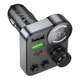 Автомобильный FM-модулятор Hoco E86 Type-C PD30W / USB QC3.0 18W, Black - изображение 4