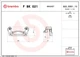 Скоба, супорт гальма BREMBO FBK021 Renault Master; Opel Movano 440013696R - изображение 2