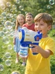 Автоматичний пістолет для мильних бульбашок Bubble Gun Space з підсвічуванням - зображення 2