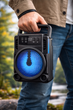 Портативна бездротова колонка GTS-1360 Dual 3 Bluetooth акустика з FM радіо USB TF TWS акумуляторна музична колонка для смартфона дому подорожей відпочинку компактна аудіосистема з чистим звуком та автономною роботою - зображення 3