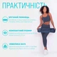 Коврик для йоги и фитнеса EasyFit TPE+TC 6 мм двухслойный + Чехол синий с голубым 183х61 см - изображение 2