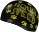 Шапка для плавания Aqua Speed силиконовая OSFM черная с принтом котика - изображение 2