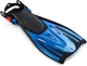 Ласты Aqua Speed резиновые унисекс 38-41 черные синие - изображение 4